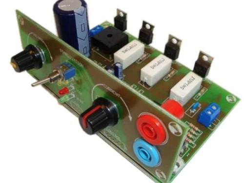 Zasilacz KP601A - panel czołowy z potencjometrami