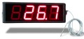 Termometr elektroniczny 12V z zakresem pomiaru -55 st.C do +125 st.C Wyświetlacz 10,16 cm. KT109